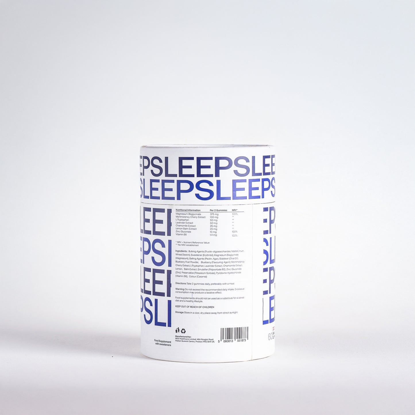 OQO Sleep Gummies blueberry-flavored