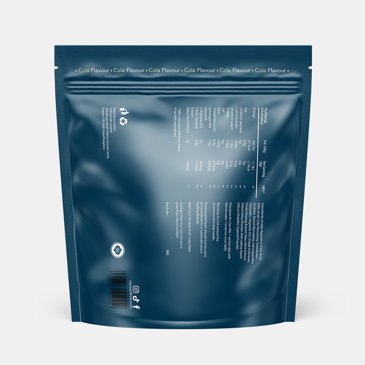 OQO Energy Blends – Classic Cola Flavor